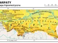Mapa Polski z zaznaczonymi pasmami górskimi. Gdzie są Beskidy? Na południu kraju, między Krakowem a Słowacją, rozciągają się Beskid Żywiecki, Wysoki i Niski.