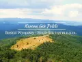 Widok na Beskid Wyspowy - Mogielicę, najwyższy szczyt Korony Gór Polski. Malowniczy, zielony krajobraz górski z polaną i ścieżką.