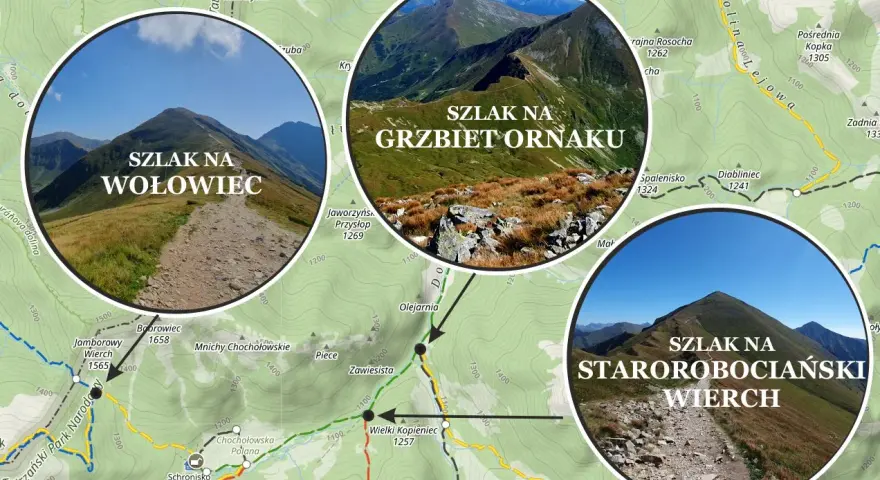 Starorobociański Wierch: Który szlak łatwiejszy? Porównanie tras!