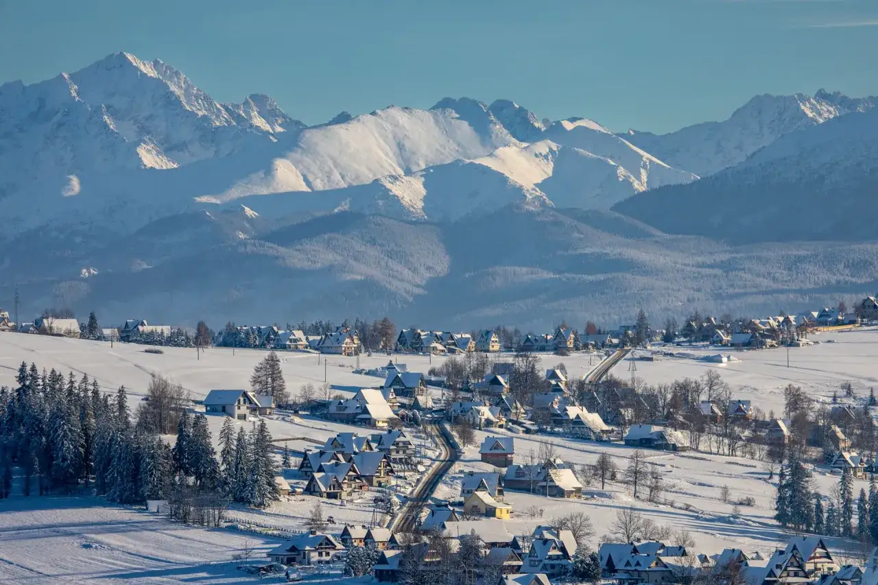 tatry zimą widok na góry