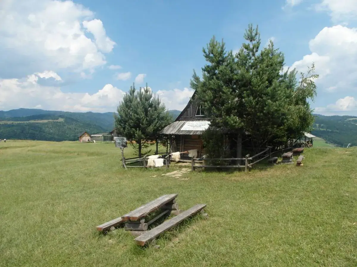 Bacówka u Wojtka Jaworki, Pieniny krajobraz